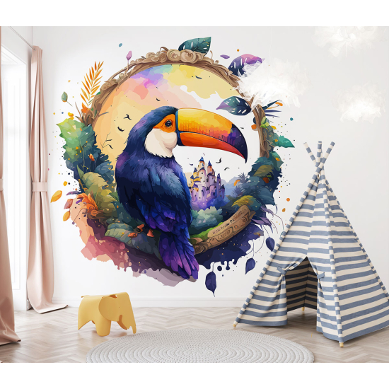 Papel pintado panorámico para niños - Infantil - Tucán