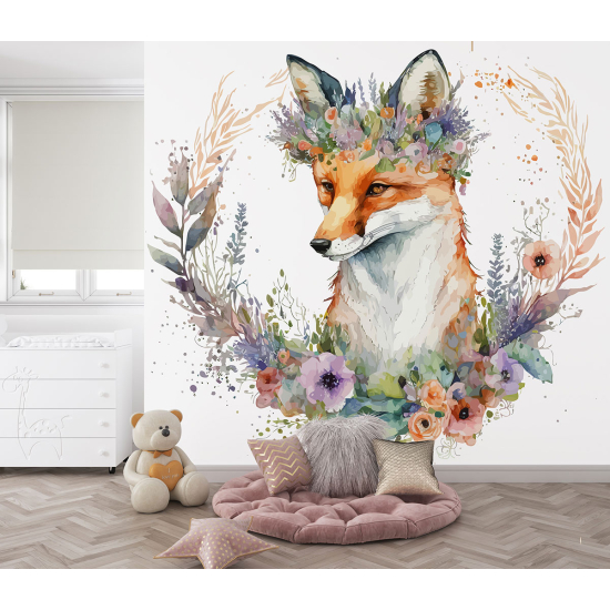 Papel pintado panorámico para niños - Infantil - Zorra