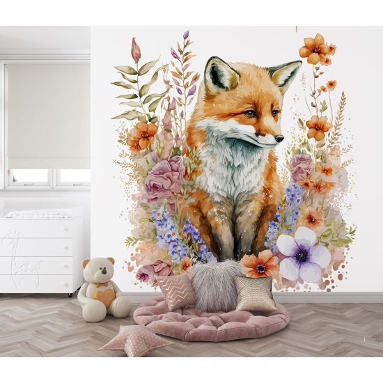 Papel pintado panorámico para niños - Infantil - Zorra