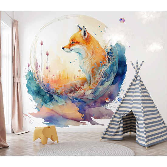 Papel pintado panorámico para niños - Infantil - Zorro