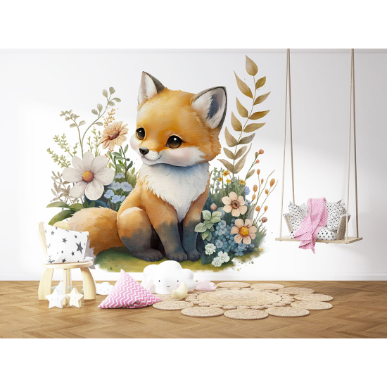 Papel pintado panorámico para niños - Infantil - Zorro