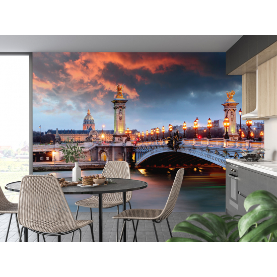 Papel pintado panorámico - París Puente Alejandro III