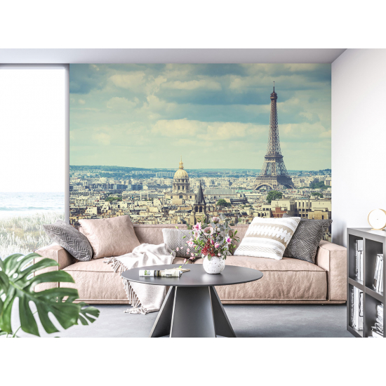 Papel pintado panorámico - París Torre Eiffel
