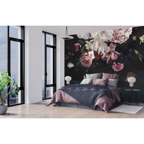 Papel pintado panorámico - Peonías