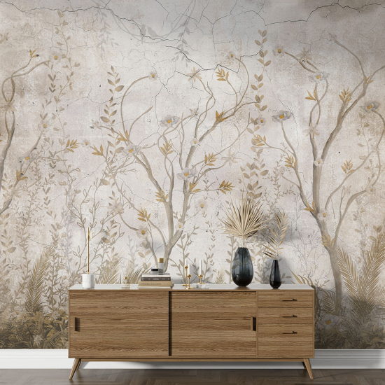 Papel pintado panorámico - Plantas silvestres