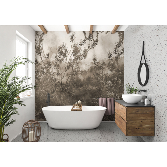 Papel pintado panorámico - Plantas silvestres