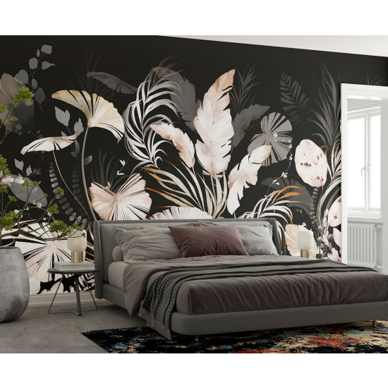 Papel pintado panorámico - Plantas tropicales
