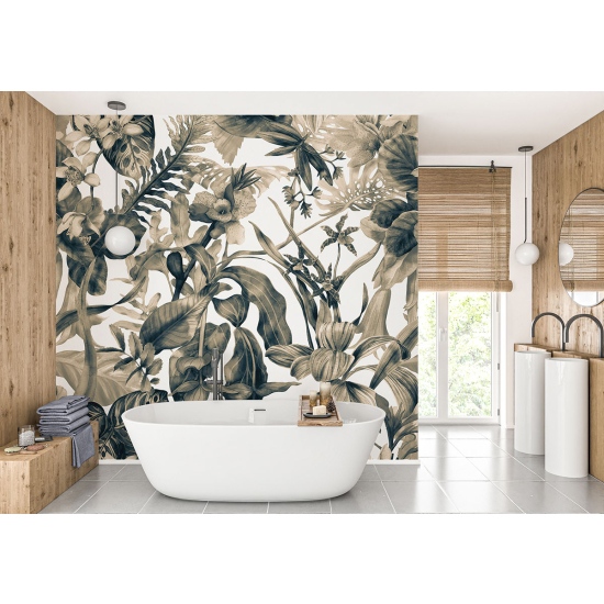 Papel pintado panorámico - Plantas tropicales
