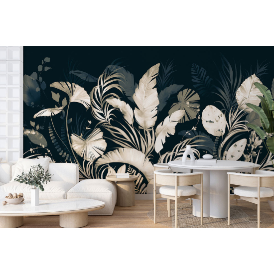 Papel pintado panorámico - Plantas tropicales