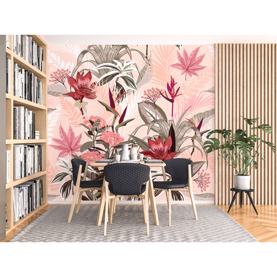Papel pintado panorámico - Plantas Tropicales