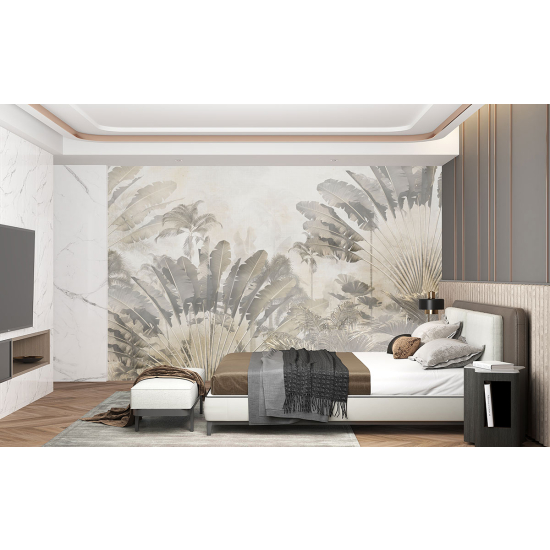 Papel pintado panorámico - Plantas tropicales