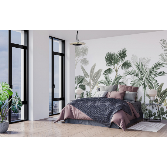 Papel pintado panorámico - Plantas tropicales