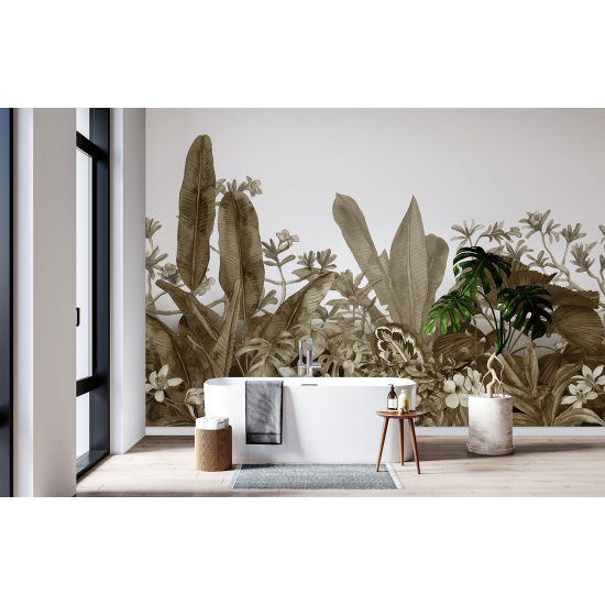 Papel pintado panorámico - Plantas tropicales