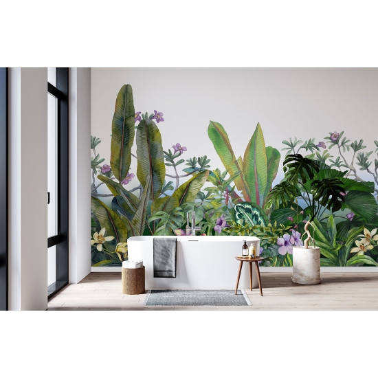 Papel pintado panorámico - Plantas tropicales