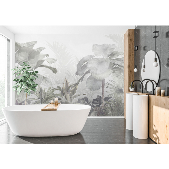 Papel pintado panorámico - Plantas tropicales