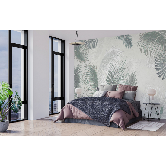 Papel pintado panorámico - Plantas tropicales