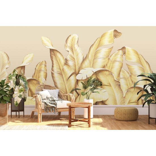 Papel pintado panorámico - Plantas tropicales