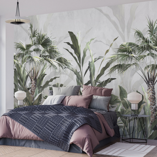 Papel pintado panorámico - Plantas tropicales