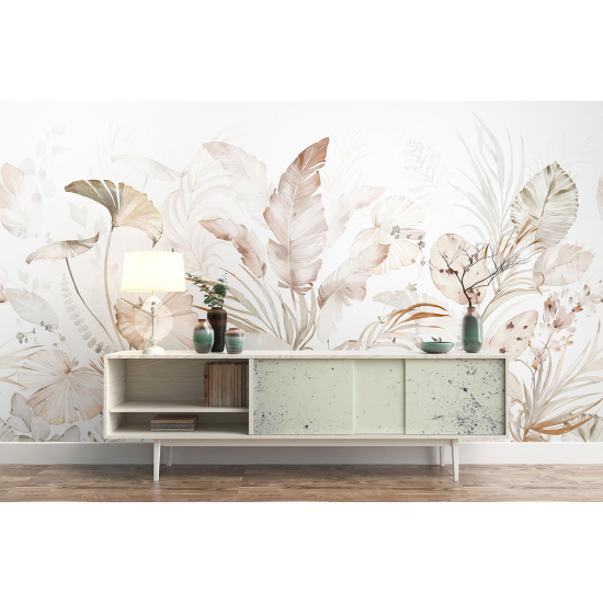 Papel pintado panorámico - Plantas tropicales