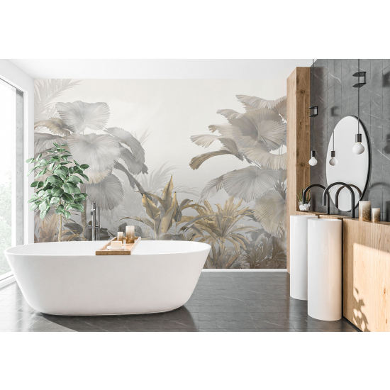 Papel pintado panorámico - Plantas tropicales