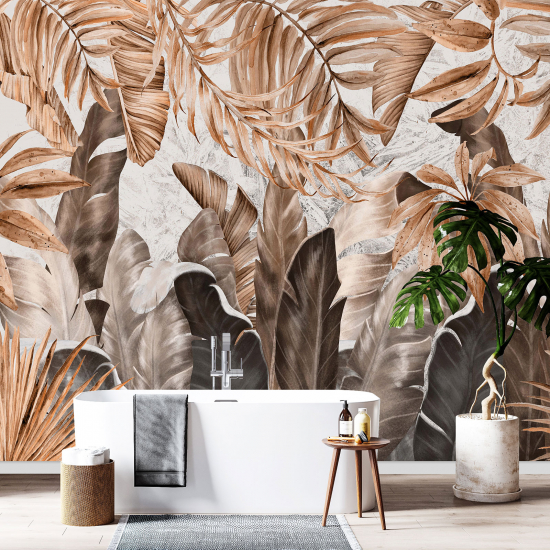 Papel pintado panorámico - Plantas tropicales