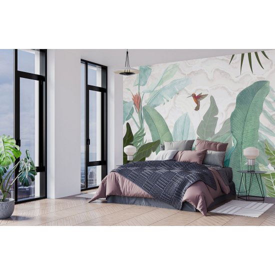 Papel pintado panorámico - Plantas tropicales