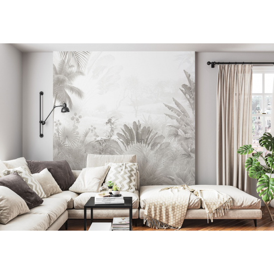 Papel pintado panorámico - Plantas tropicales