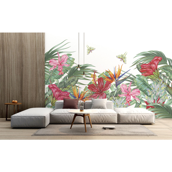 Papel pintado panorámico - Plantas tropicales