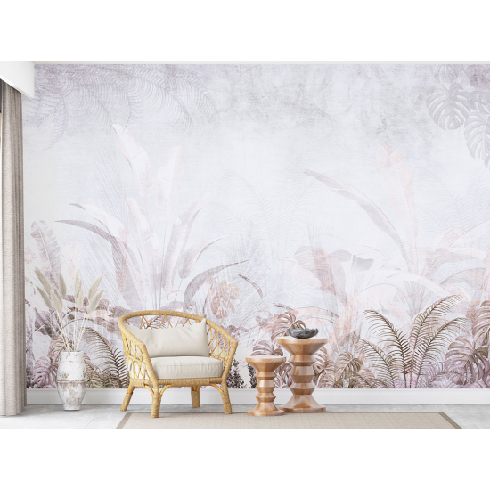 Papel pintado panorámico - Plantas tropicales