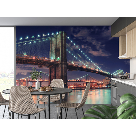 Papel pintado panorámico - Puente de Brooklyn