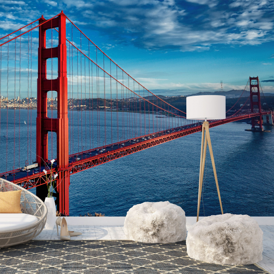 Papel pintado panorámico - Puente Golden Gate