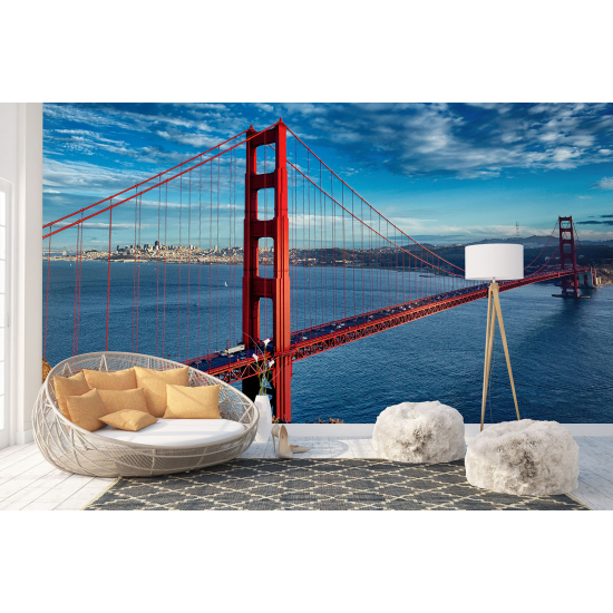 Papel pintado panorámico - Puente Golden Gate