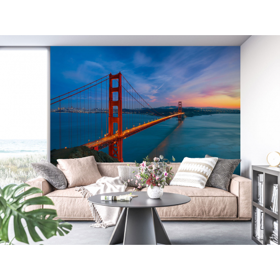 Papel pintado panorámico - Puente Golden Gate