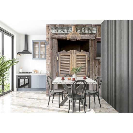 Papel pintado panorámico - Puerta Saloon