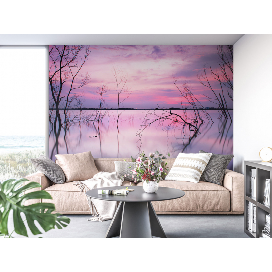 Papel pintado panorámico - Puesta de sol