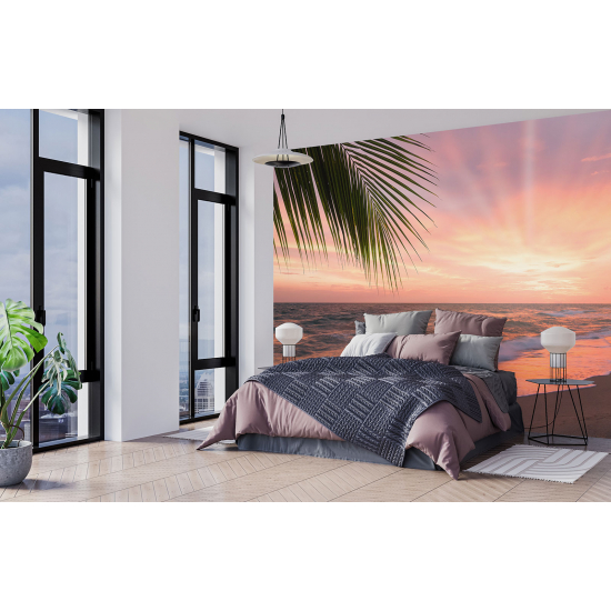 Papel pintado panorámico - Puesta de sol