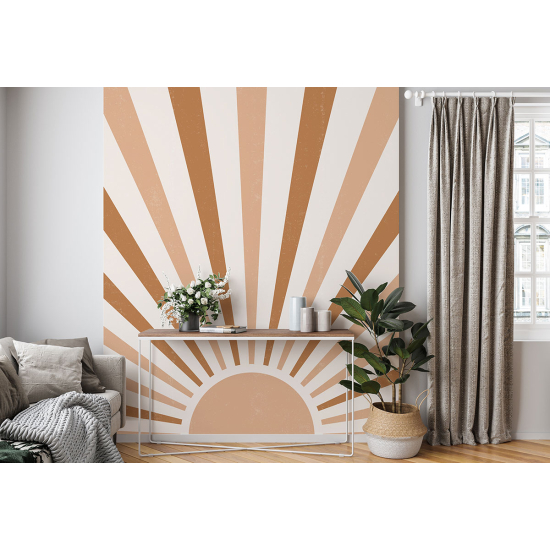 Papel pintado panorámico - Rayos de Sol Boho