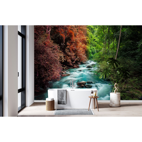 Papel pintado panorámico - Río