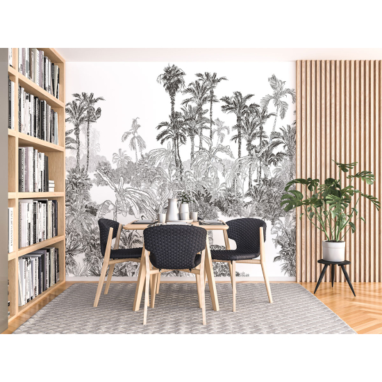 Papel pintado panorámico - Selva tropical