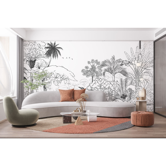 Papel pintado panorámico - Selva tropical