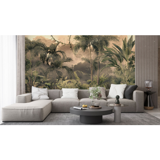 Papel pintado panorámico - Selva tropical