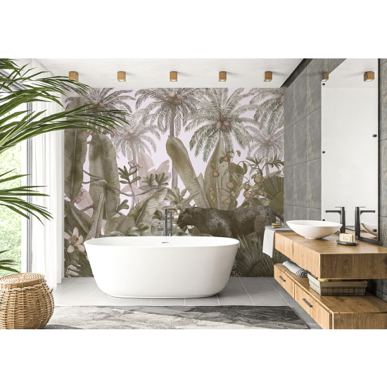 Papel pintado panorámico - Selva tropical