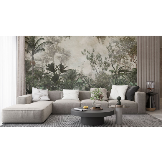 Papel pintado panorámico - Selva tropical