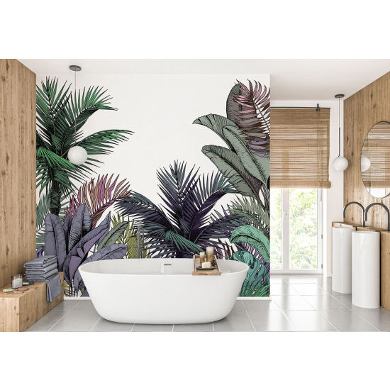 Papel pintado panorámico - Selva tropical