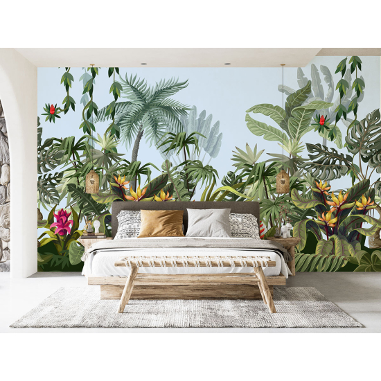 Papel pintado panorámico - Selva tropical