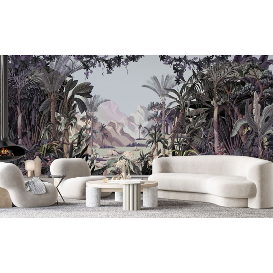 Papel pintado panorámico - Selva tropical