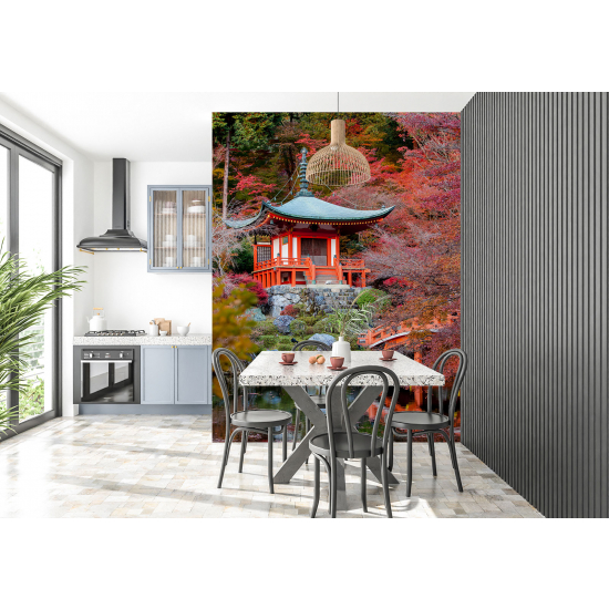 Papel pintado panorámico - Templo Japonés