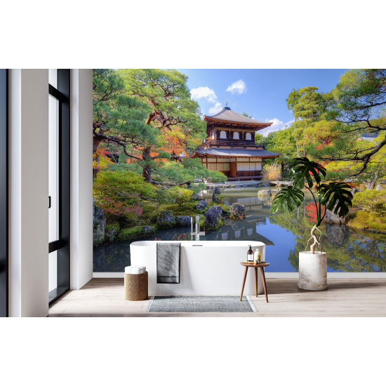 Papel pintado panorámico - Templo japonés