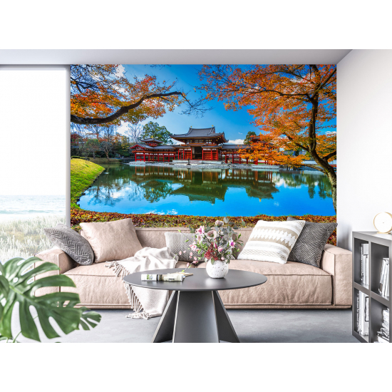 Papel pintado panorámico - Templo japonés