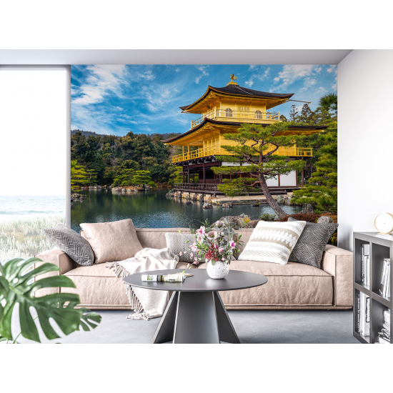 Papel pintado panorámico - Templo japonés